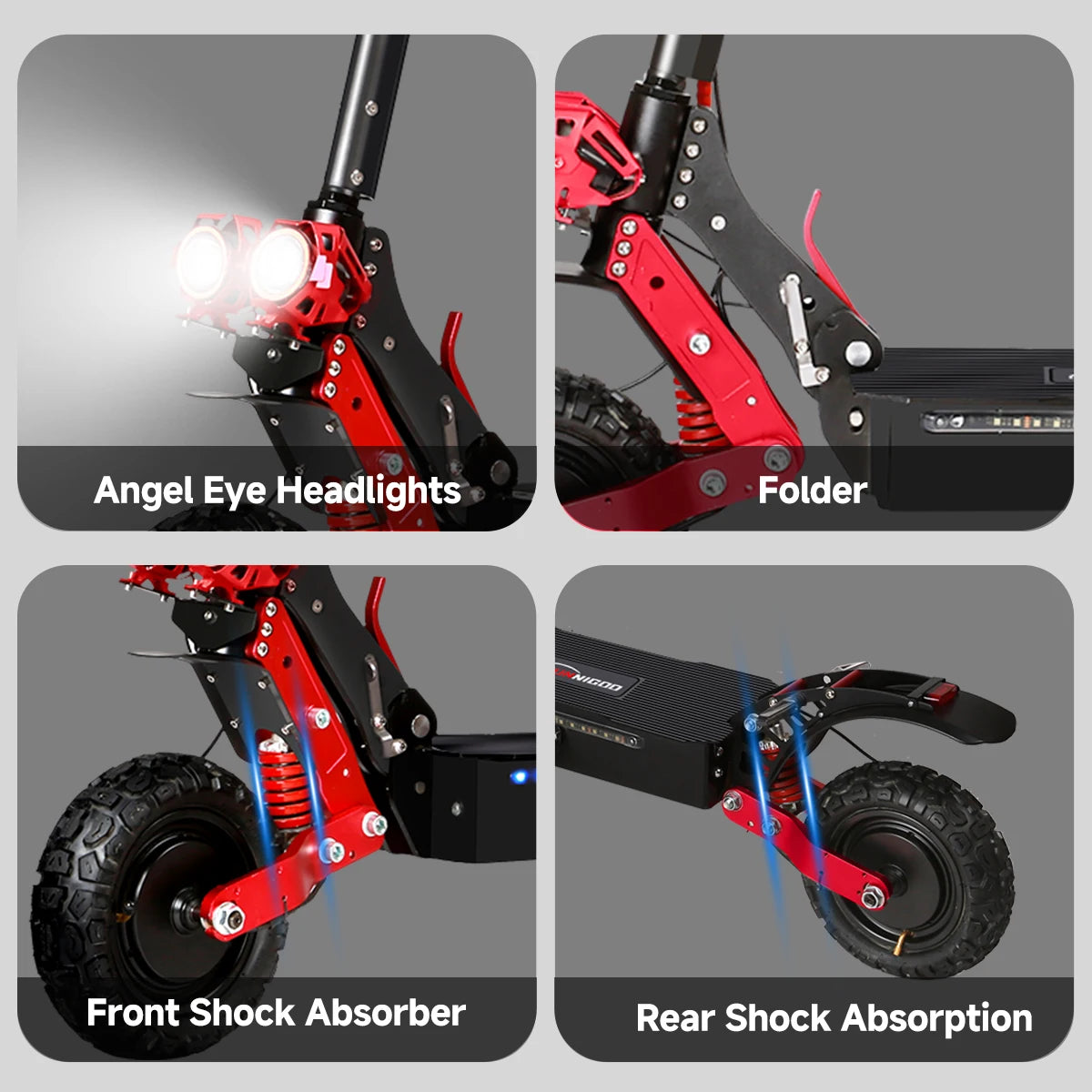 SUNNIGOO 3600W Dual Motor Electric Scooter
