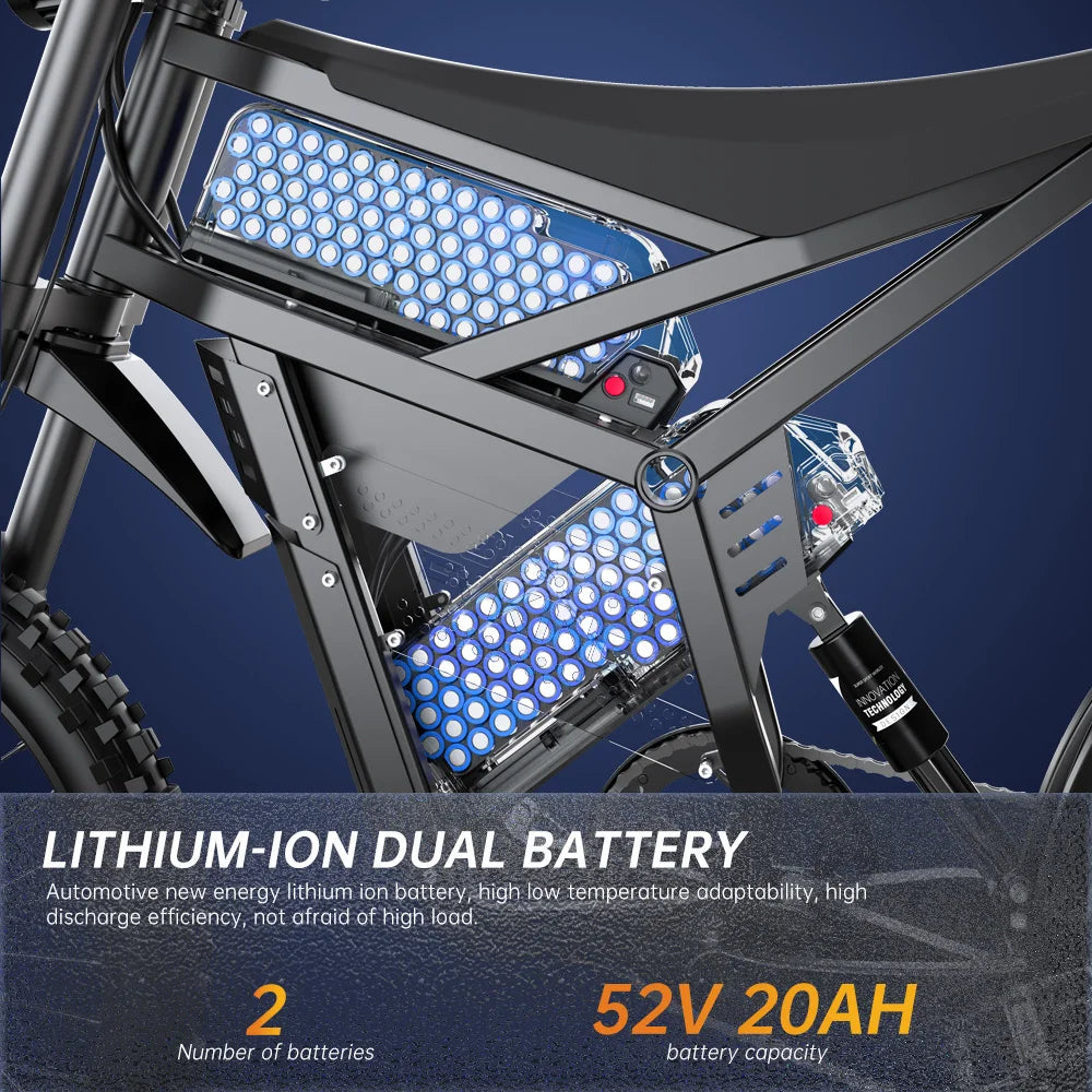 FVKING E6 Adult Electric Dirt Bike