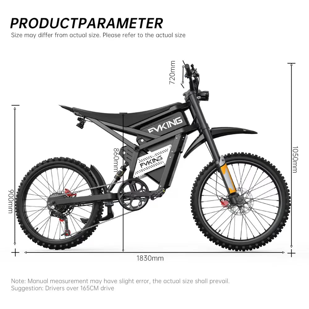 FVKING E6 Adult Electric Dirt Bike