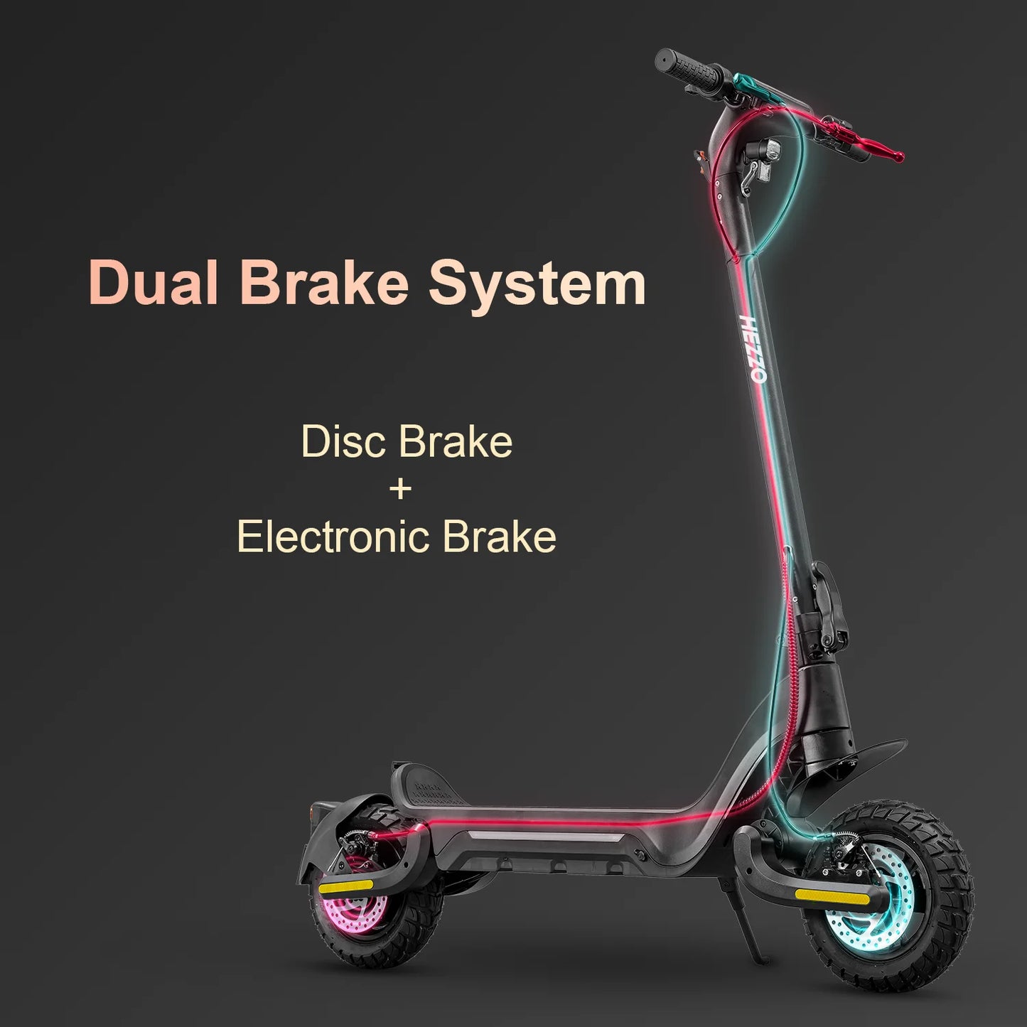 HEZZO 48V 1600W 18Ah Electric Scooter