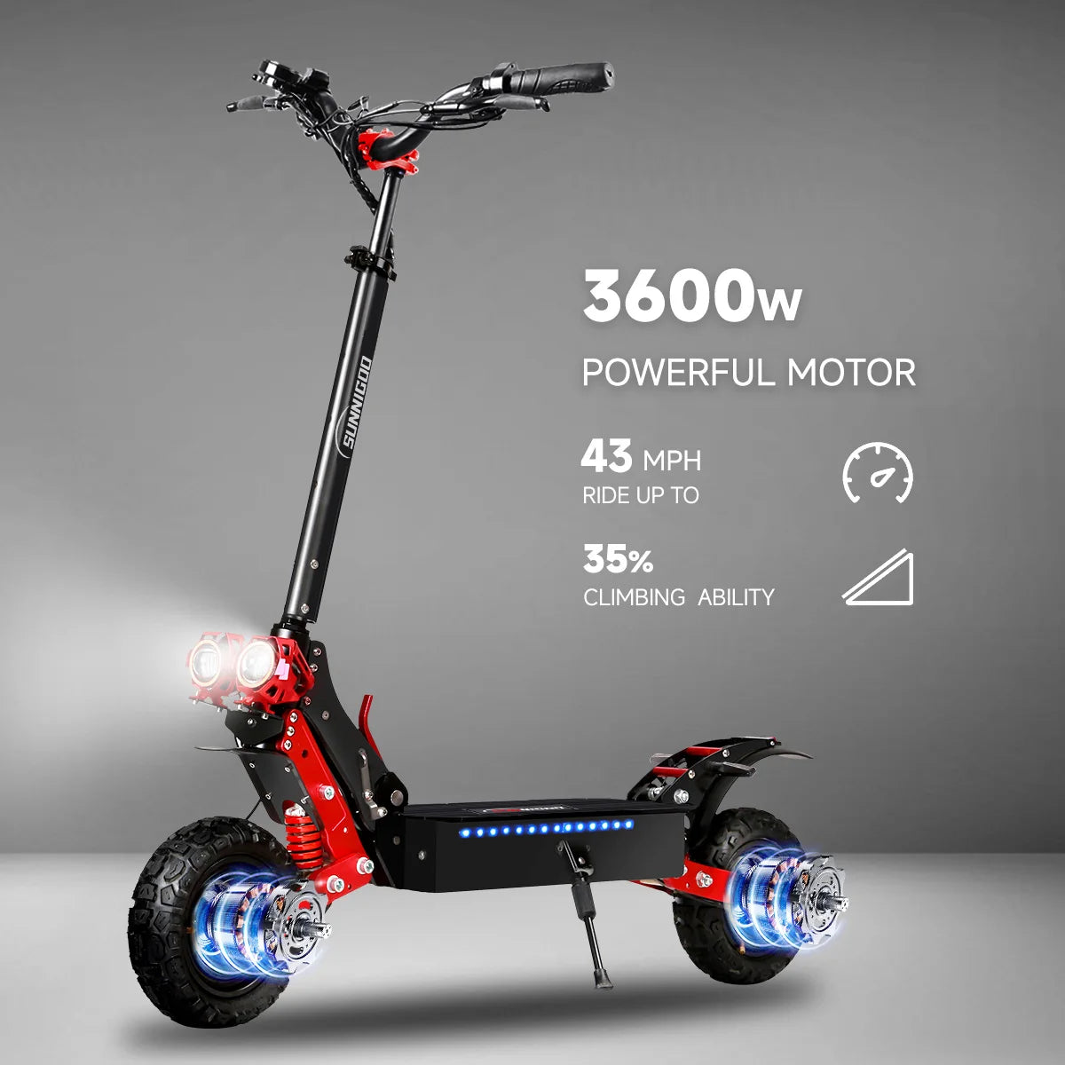 SUNNIGOO 3600W Dual Motor Electric Scooter