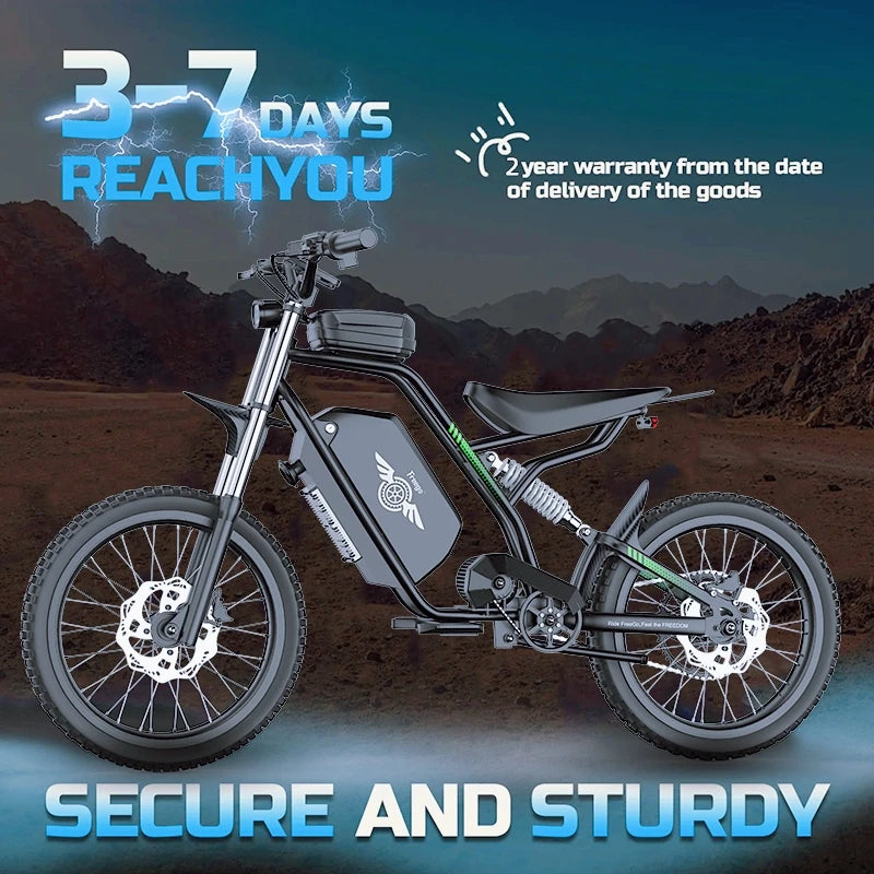 Freego 3000W Power Electric Dirt Bike
