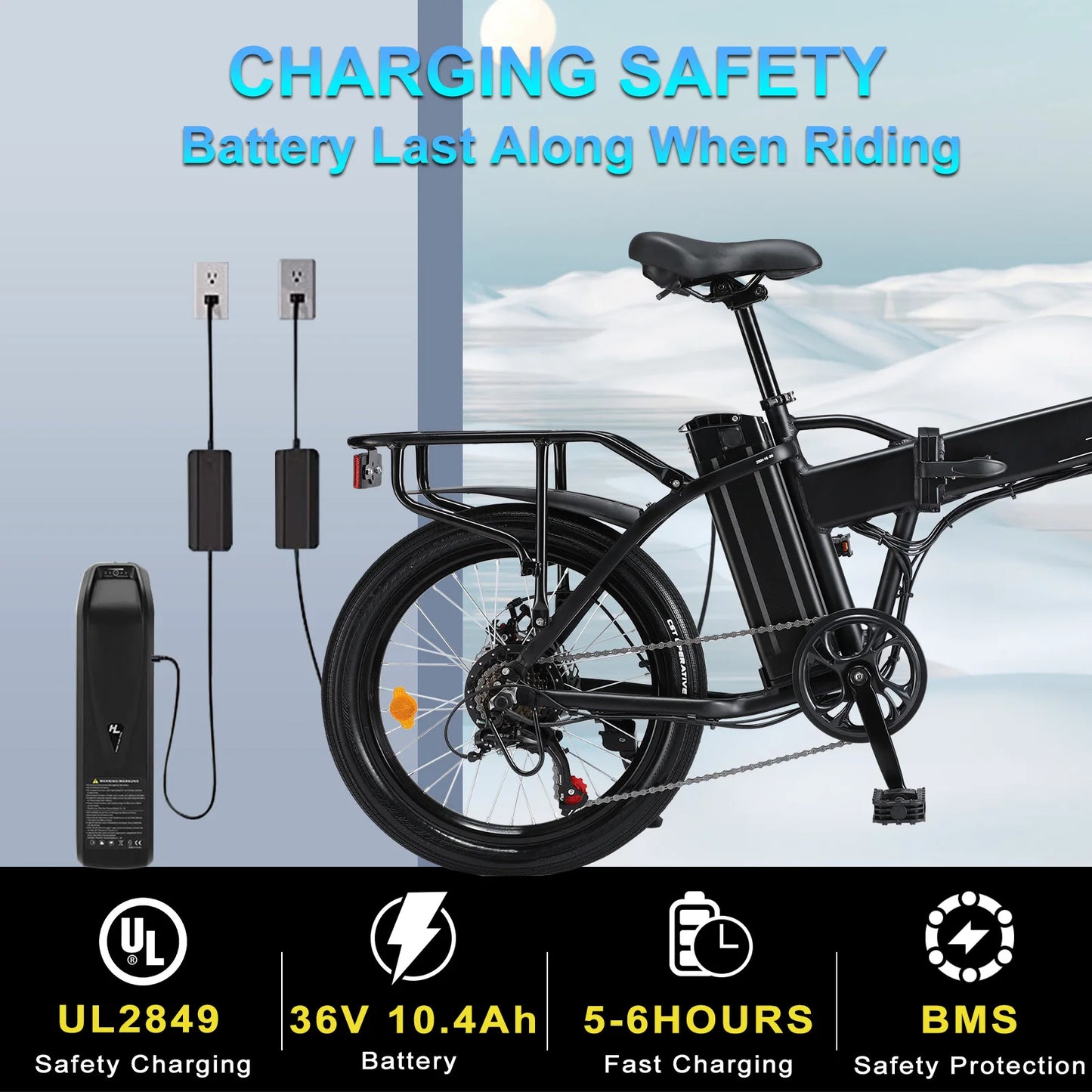 500W Folding Electric Bike
