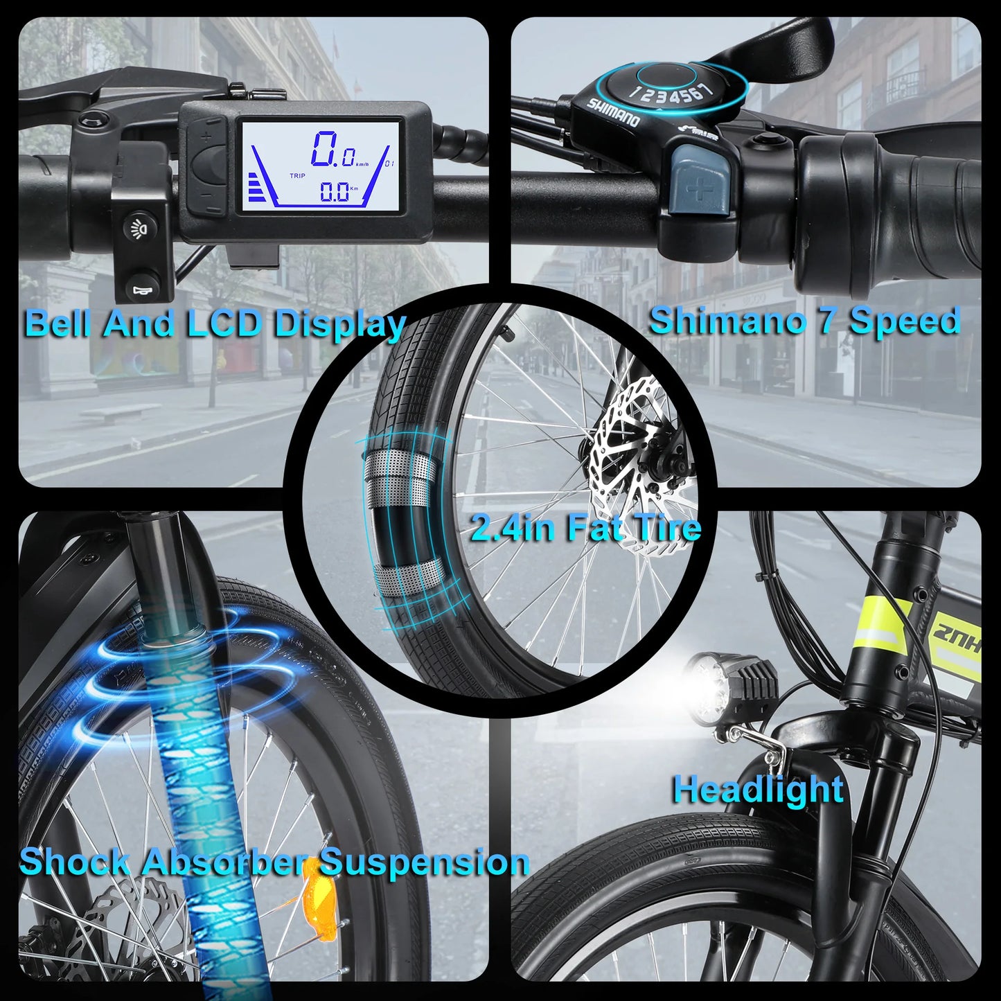 500W Folding Electric Bike