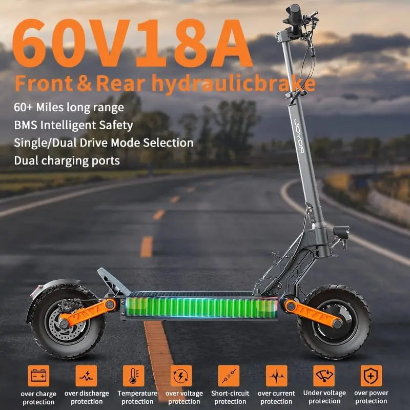 JOYOR S10-S-Z Folding Electric Scooter