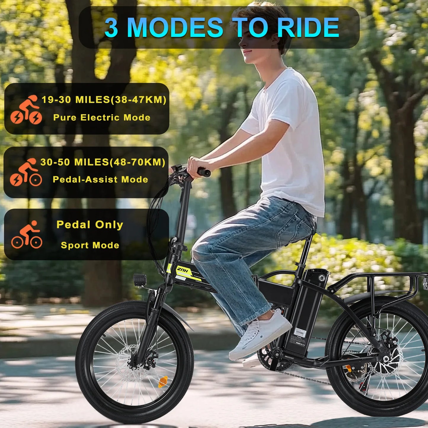 500W Folding Electric Bike