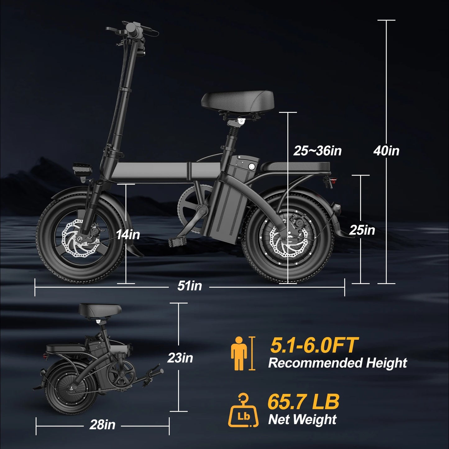 Mini Foldable Electric Bike